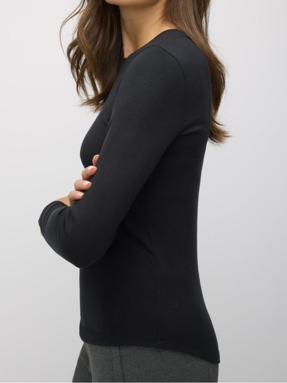 KIT + ACE brushed long sleeve henley